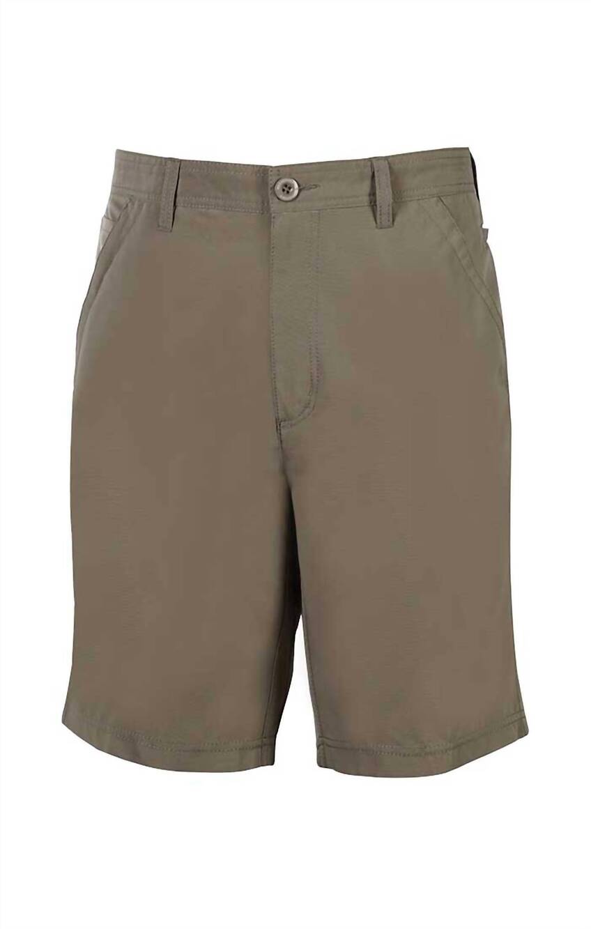 NEW HOOK & TACKLE men's caicos shorts in khaki
